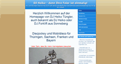 Desktop Screenshot of dj-heiko-tuengler.de